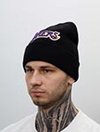 Шапка MITCHELL NESS арт. KTCFFH21HW008-LALBLCK Los Angeles Lakers NBA (черный)